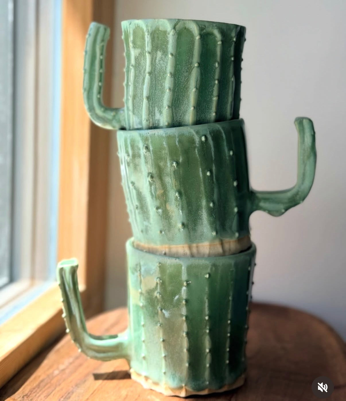 Cactus Mug - Moss Green #2